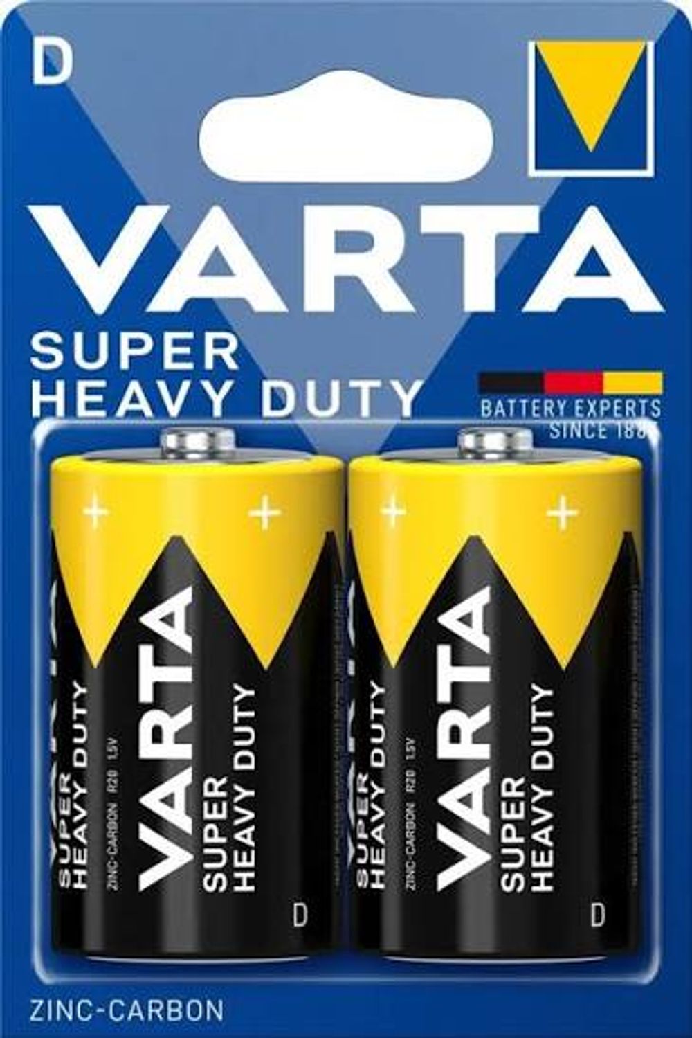 Батарейка Varta SUPER Heavy Duty  R20 D BL2  1.5V