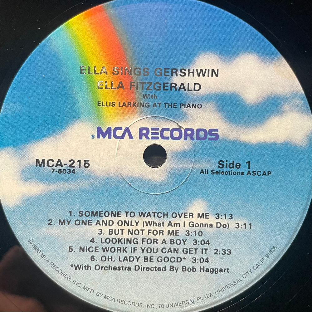 Ella Fitzgerald – Ella Sings Gershwin (США 1980г.)