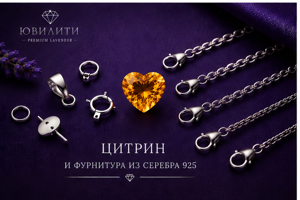 Цитрин Сердце