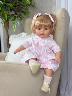 Кукла для девочки мягконабивная 62см Дульзона (8049S)