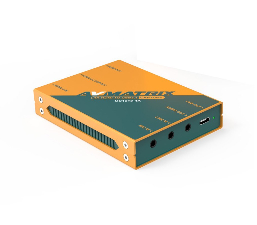 Устройство видеозахвата AvMatrix UC1218-4K, HDMI, USB