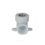 Угольник PP-R комбинированный белый Дн 25х1/2" ВР с креплением PRO VALFEX 10120025-PRO