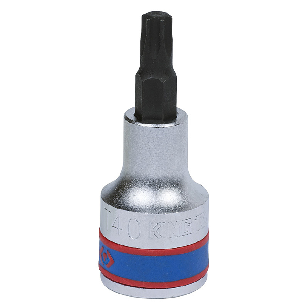 KING TONY (402340) Насадка (бита) торцевая 1/2", L = 60 мм, TORX, T40