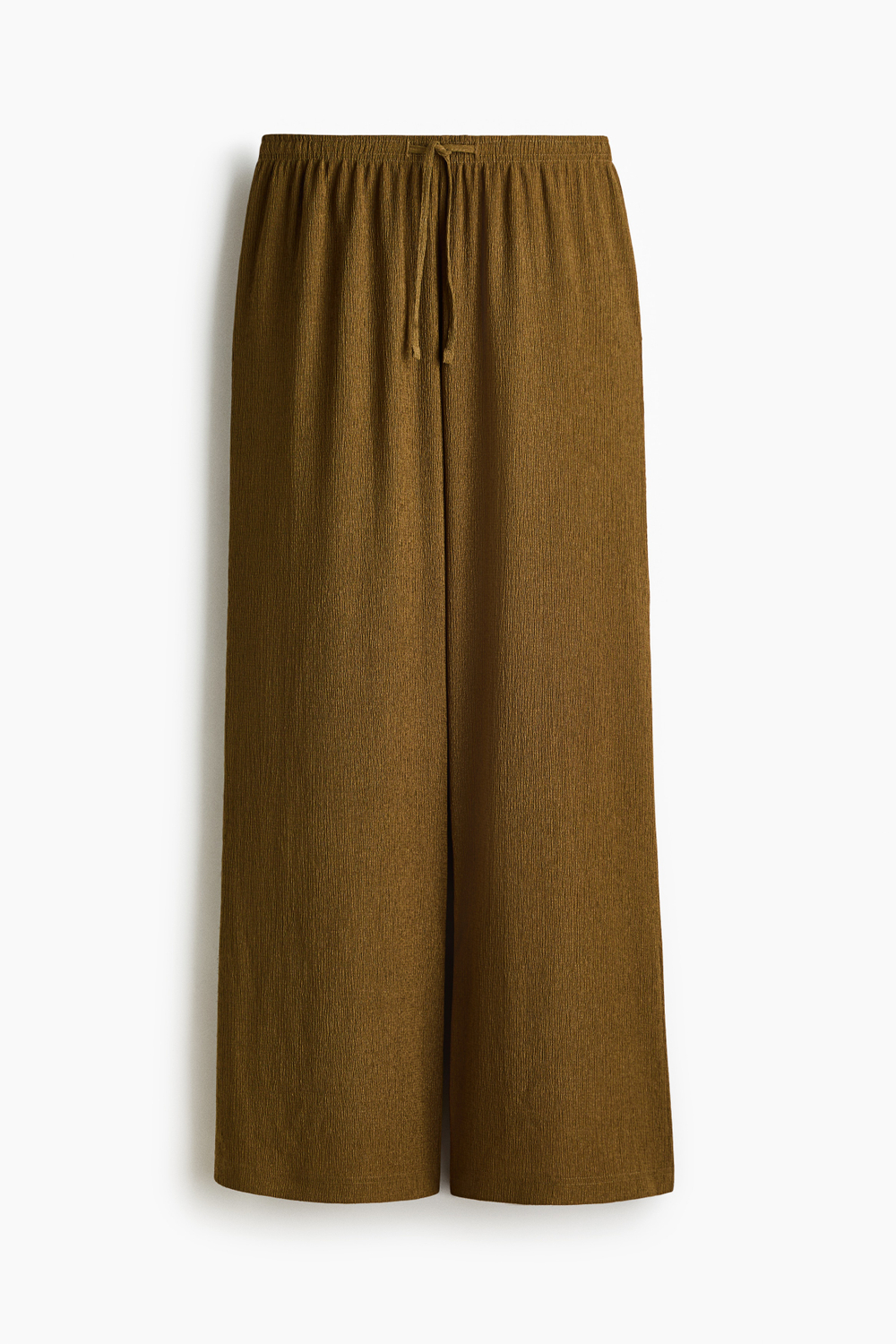 Широкие брюки-палаццо из трикотажа - H&M