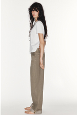 ДЖИНСЫ TRF BAGGY FOLDED СО СРЕДНЕЙ ПОСАДКОЙ — ZARA
