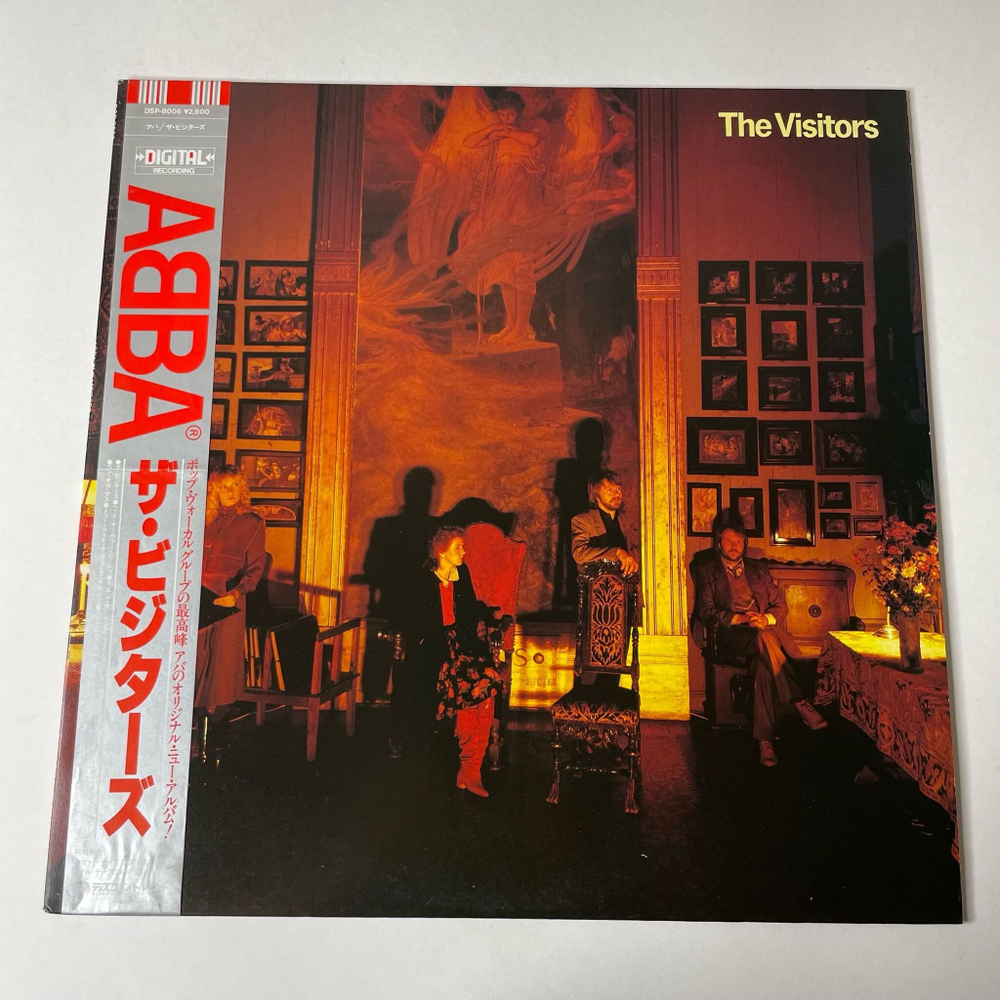 Винтажная виниловая пластинка LP ABBA АББА The Visitors (Japan 1981) (Obi) Two For The Price Of One