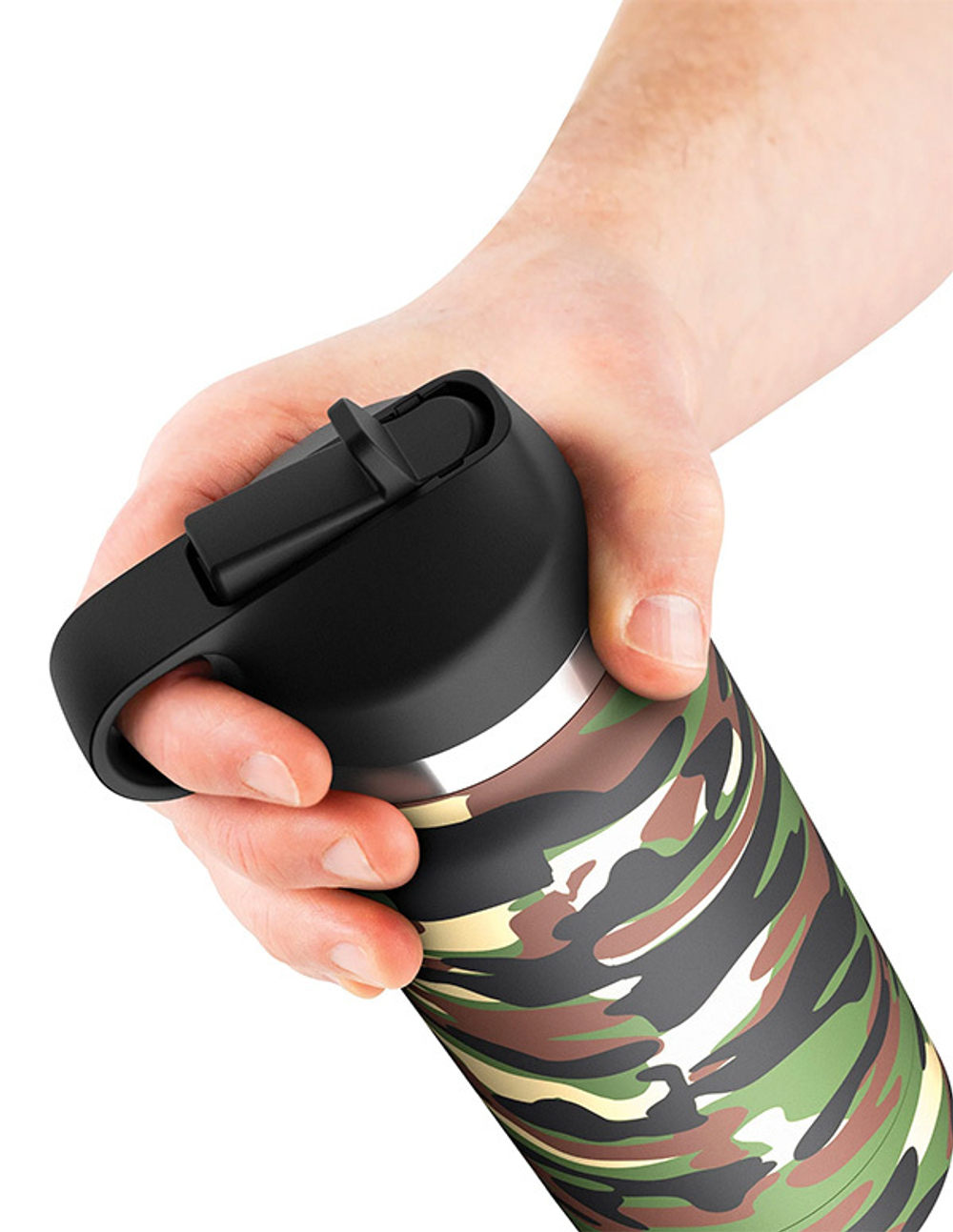 Мастурбатор 23,8см в фляге Хаки PipeDream PDX Plus Fap Flask Happy Camper Secret Stroker RD63020