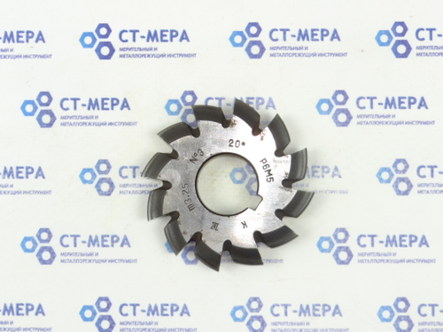 Фреза дисковая зуборезная М3.25 №3 Р6М5 Z=12 dпос=27 D=80
