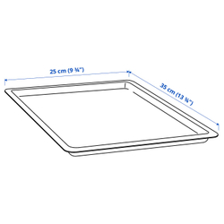 IKEA UPPSNOFSAD  (ИКЕА УППСНОФСАД)  -  Крышка - чёрный 35х25 см