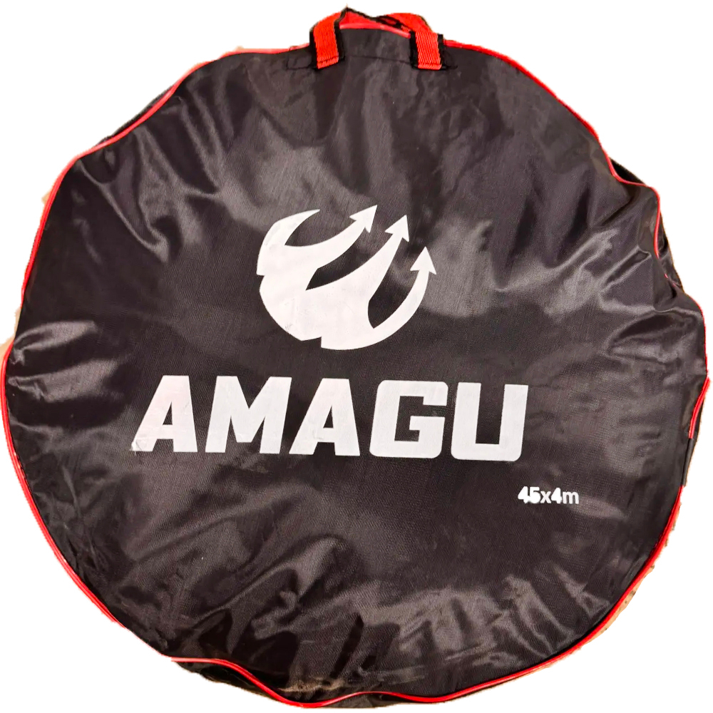 Садок береговой круглый прорезиненный 45*400. см в чехле Amagu