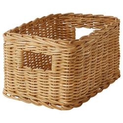 IKEA TRUMMIS (ИКЕА ТРУММИС) — Корзина, ротанг ручной работы, 18x25x14 см