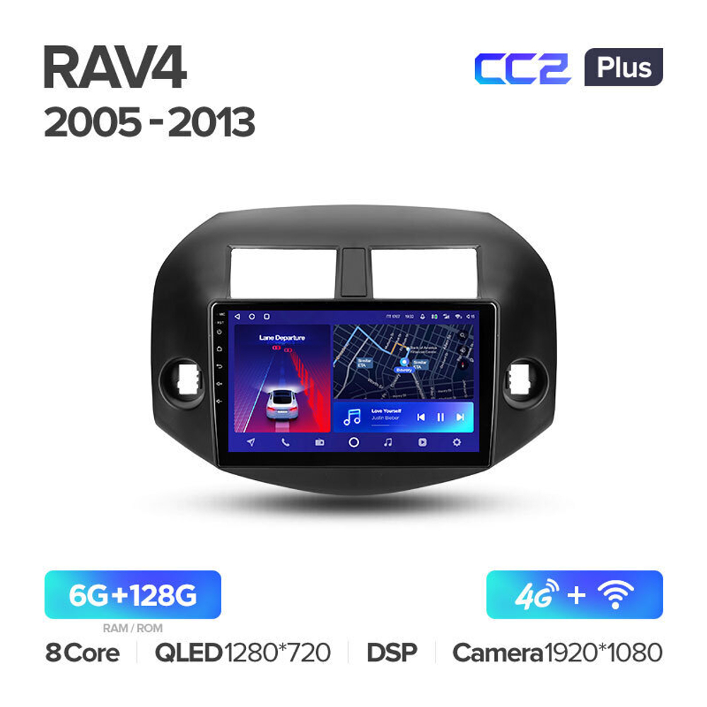 Teyes CC2 Plus 10.2" для Toyota RAV4 2005-2013