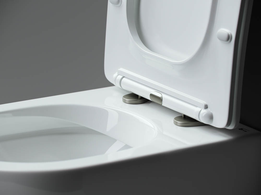 Подвесной унитаз Метрополь (Metropol) Безободковый (Rimless) белый