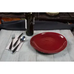 Блюдо овальное 30*26,5 см h2,8 см Evolution Dark Red P.L. Proff Cuisine [1]