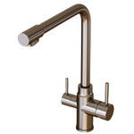 Смеситель для кухни 35k MIXLINE МЛНС-0320 (MLSS-0320/MLSS-3220) подкл.к фильтру, п/гайку САТИН