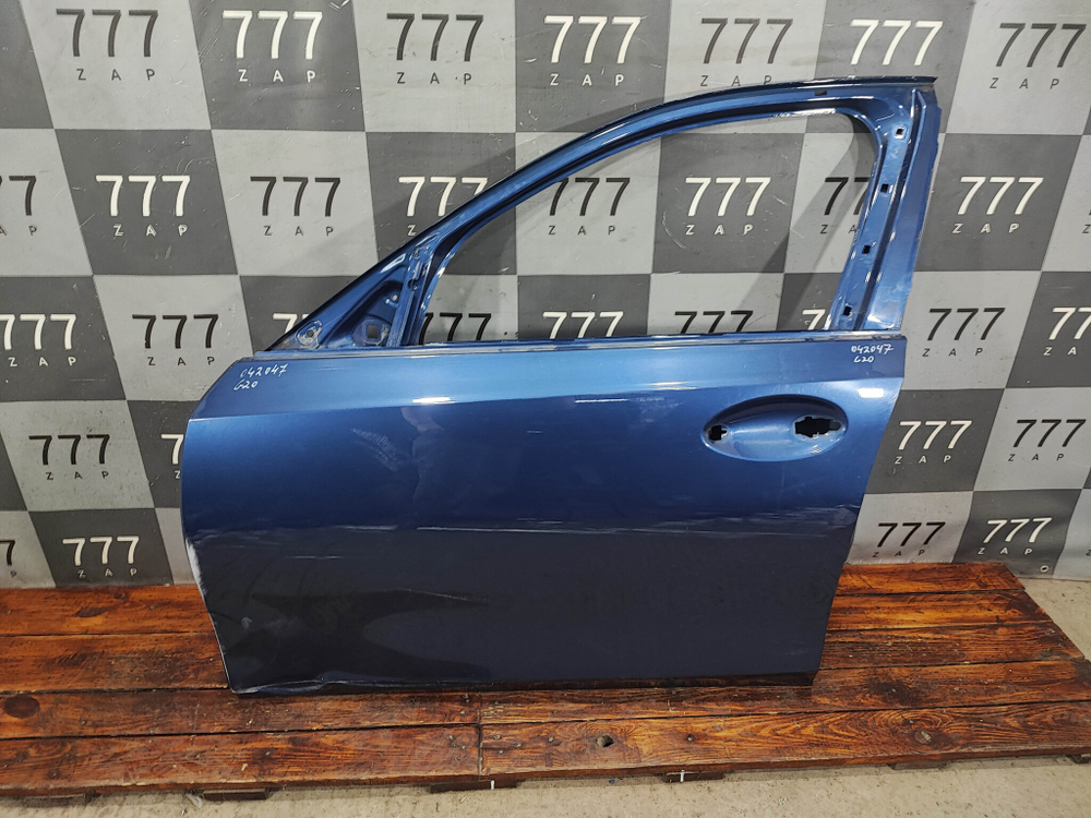 Дверь передняя левая BMW 3-Series (G20) 18-нв Б/У Оригинал 41517482275