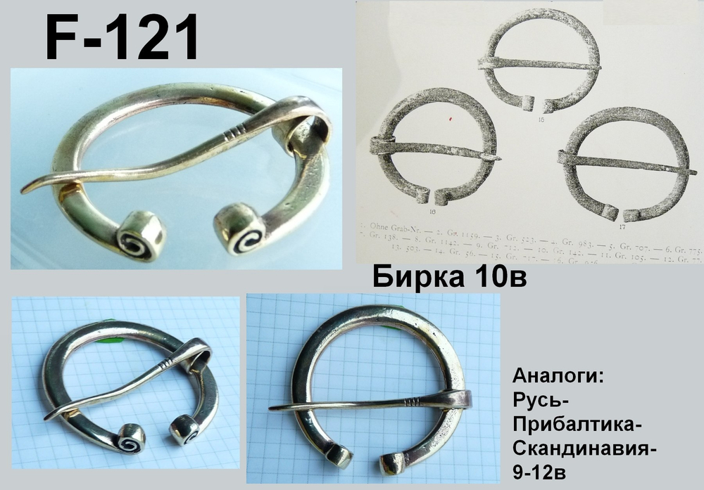 Фибула. Бирка 10 в.
