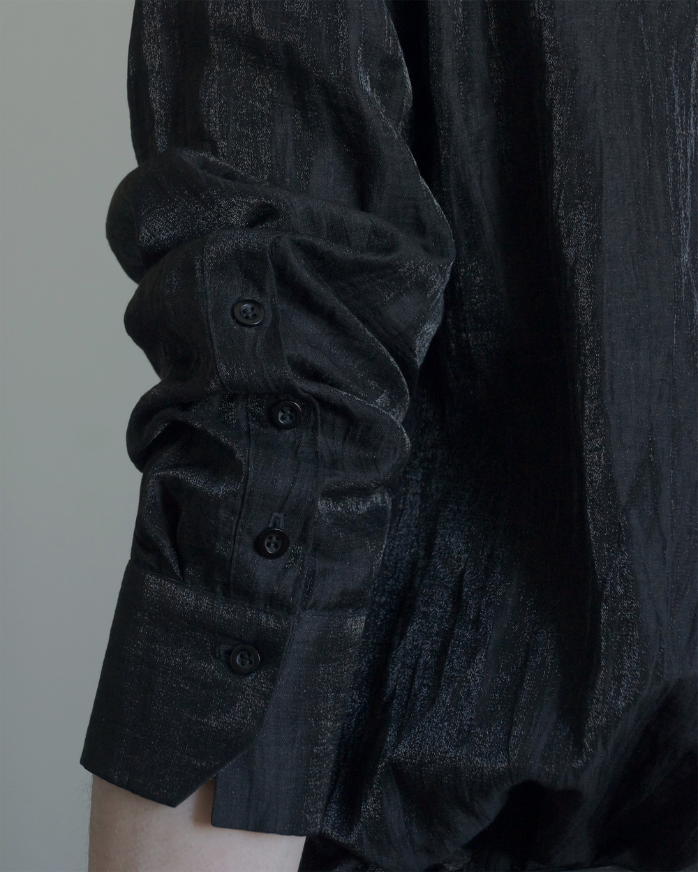 “Gloss” (unisex) linen classic shirt / Рубашка из льна