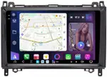 Магнитола для Mercedes-Benz A W169, B T245, Vito, Viano W639/W447, Sprinter W906, VW Crafter - FarCar S500-TS20 монитор 9.5" 2K QLED на Android 14, Быстрейшая, CarPlay, 4G SIM-слот