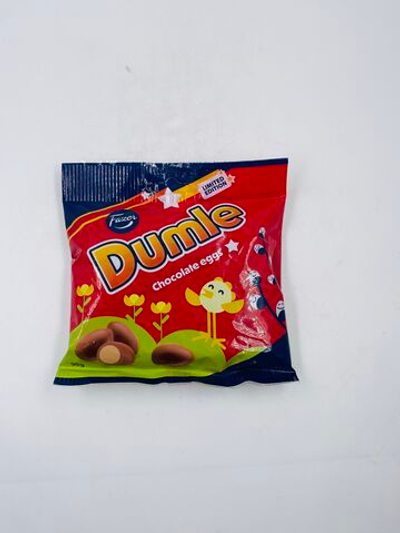 Fazer мини яйца из молочного шоколада с начинкой Dumle, 90 г (из Финляндии)