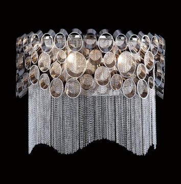 Бра Hauberk AP2 никель Crystal Lux