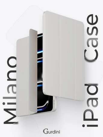 Чехол книжка для iPad Pro 13" M4 Gurdini Milano Series Stone