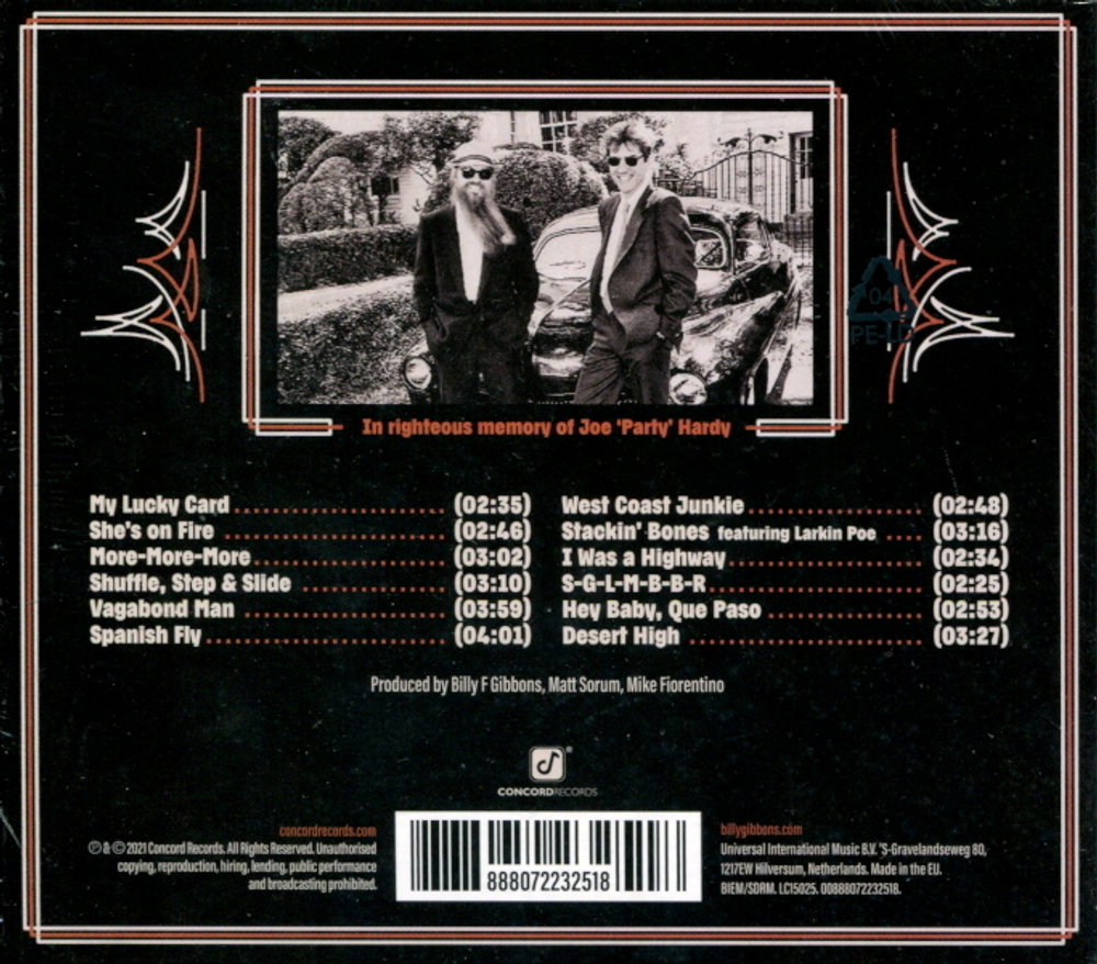 Billy F. Gibbons / Hardware (CD)
