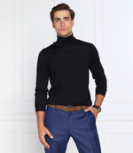 Хлопковый гольф cole rollneck Oscar Jacobson - темно-синий(65028023)