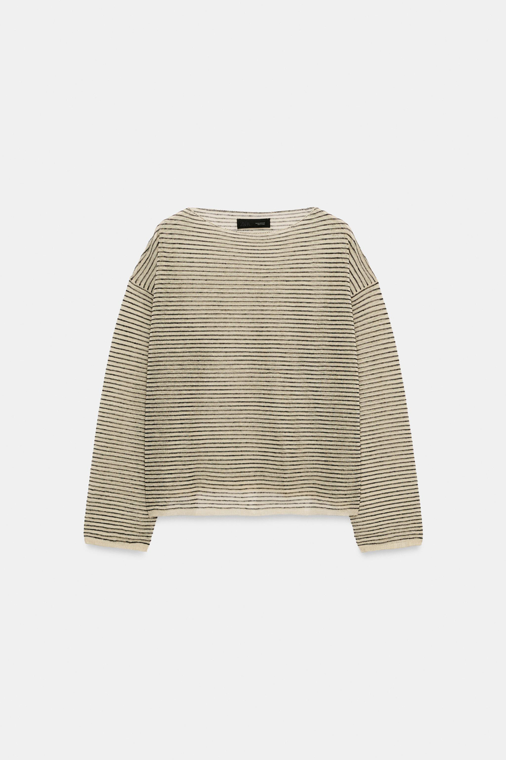 ZARA ТОНКИЙ ДЖЕМПЕР В ПОЛОСКУ, ПОЛОСКИ