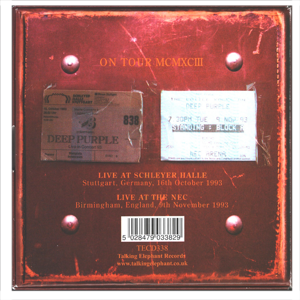 Deep Purple / On Tour MCMXCIII - Live In Europe, 1993 (4CD)