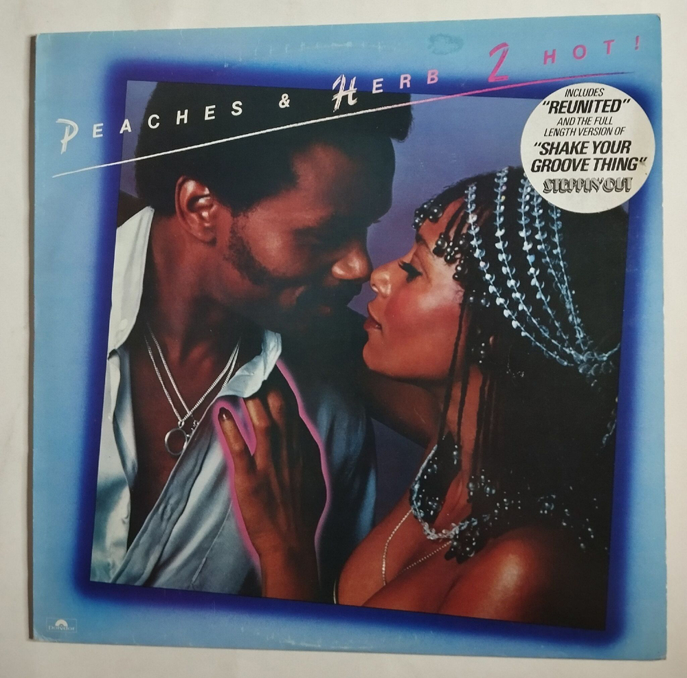 Винтажная виниловая пластинка LP Peaches and Herb 2 Hot (UK 1978)