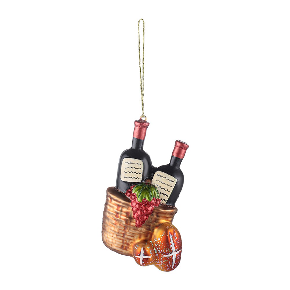 Набор ёлочных украшений christmas feast из коллекции new year essential, 4 шт.