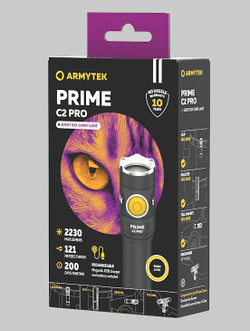 Фонарь Armytek Prime C2 Pro Magnet USB (теплый свет) F08101W