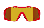 Спортивные очки 720armour Flash / Matte Ferrari Red / Ferrari Red Temple / Champion Gold Ti / Cylinder Lens