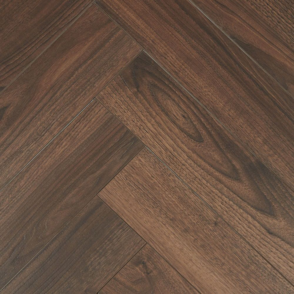 Кварц-винил SPC Primavera Herringbone 5 мм 3290 Орех Американский Браш 2,27 м2