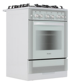Плита газовая GEFEST 6500-02 0042 (бел.с растр.рис)