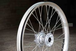 44650-KZZ-900. WHEEL SUB ASSY., FR. Front wheel spoke silver, Honda CRF250L 2012-2016.