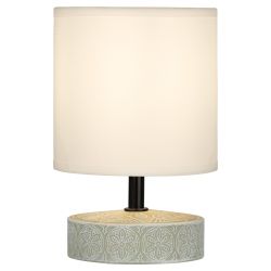 Настольная лампа Rivoli Eleanor 7070-501 1 * Е14 40 Вт керамика бежевая, белая | Rivoli