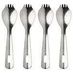 Ложка-вилка IKEA NABBFISK (НАББФИСК), Нержавеющая сталь, 17 см