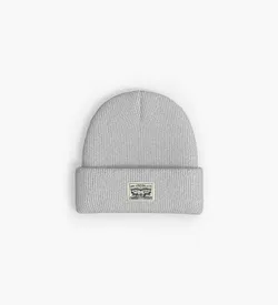 Шапка LEVI'S BACKPATCH BEANIE LIGHT HEATHER GREY
