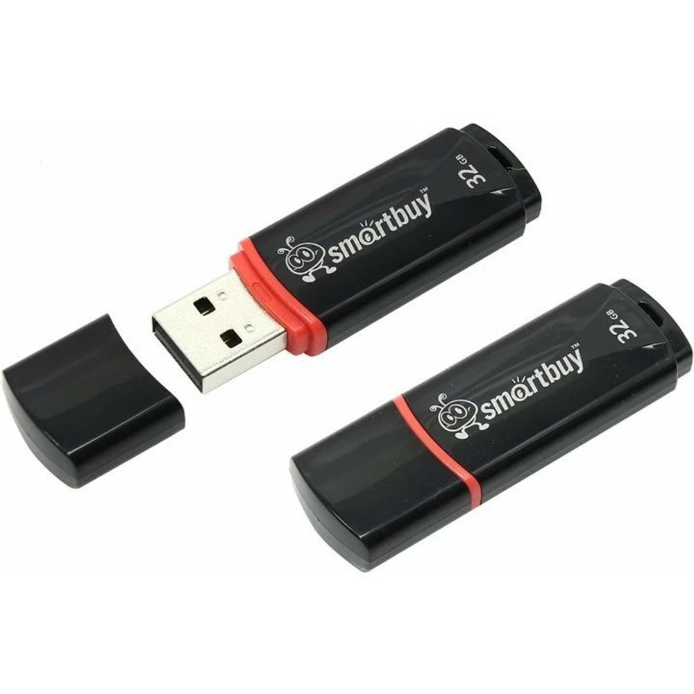 USB флеш накопитель Smartbuy 32GB Crown Black (SB32GBCRW-K)