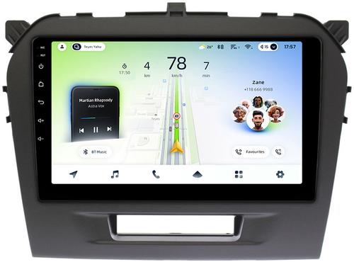 Магнитола для Suzuki Vitara 2014-2022 (без штатной КЗВ) - Teyes CC4L монитор 9" IPS, Android 14, Быстрая, Snapdragon 662, CarPlay, 4G SIM-слот