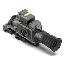 Прицел тепловизионный LZIRTEK Perun 635L, 640x512, D35, с дальномером - вид сверху сбоку со стороны окуляра