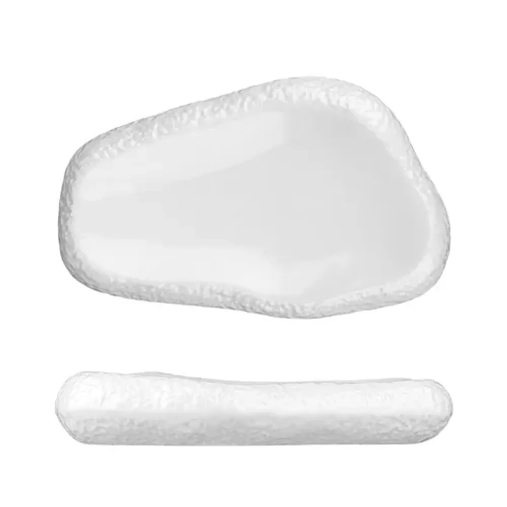 Блюдо овальное для подачи 25,5*15 см h4,5 см Organic белое фарфор P.L. Proff Cuisine [2]