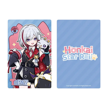 Карточка коллекционная Топаз Topaz Honkai: Star Rail Tiny cat series