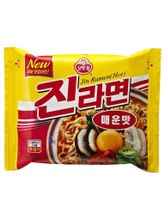 Лапша Джин рамен острая Ottogi Jin Ramen Spicy 120 г 2 шт