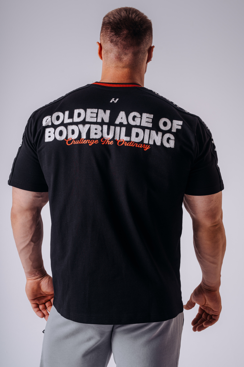 Футболка NEBBIA x Olympia Muscle Cover T-Shirt 942 Черная