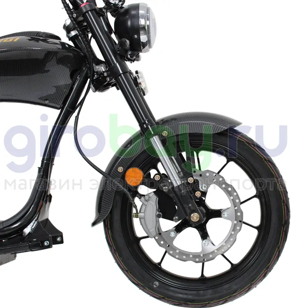 Электроскутер IKINGI HARLEY CHOPPER 4000W (60V/30Ah) - Чёрный фото №9