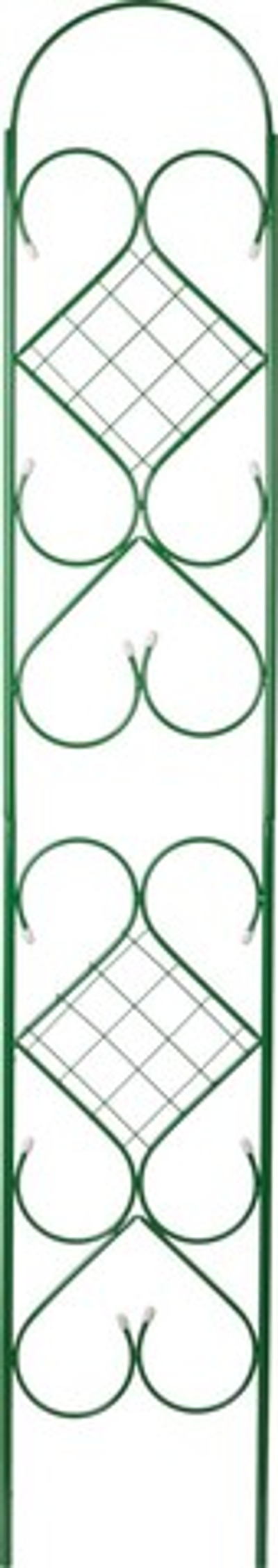 GRINDA АР ДЕКО, 210 х 36 см, разборная, стальная, декоративная шпалера (422257)