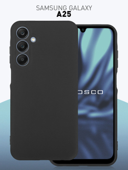 Чехол ROSCO для Samsung Galaxy A25 (арт.SS-A25-COLOURFUL-BLACK )